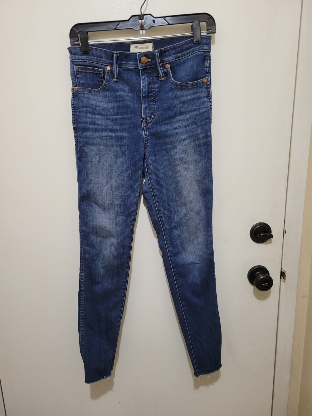 Madewell Skinny Jeans in Medium Blue Wash